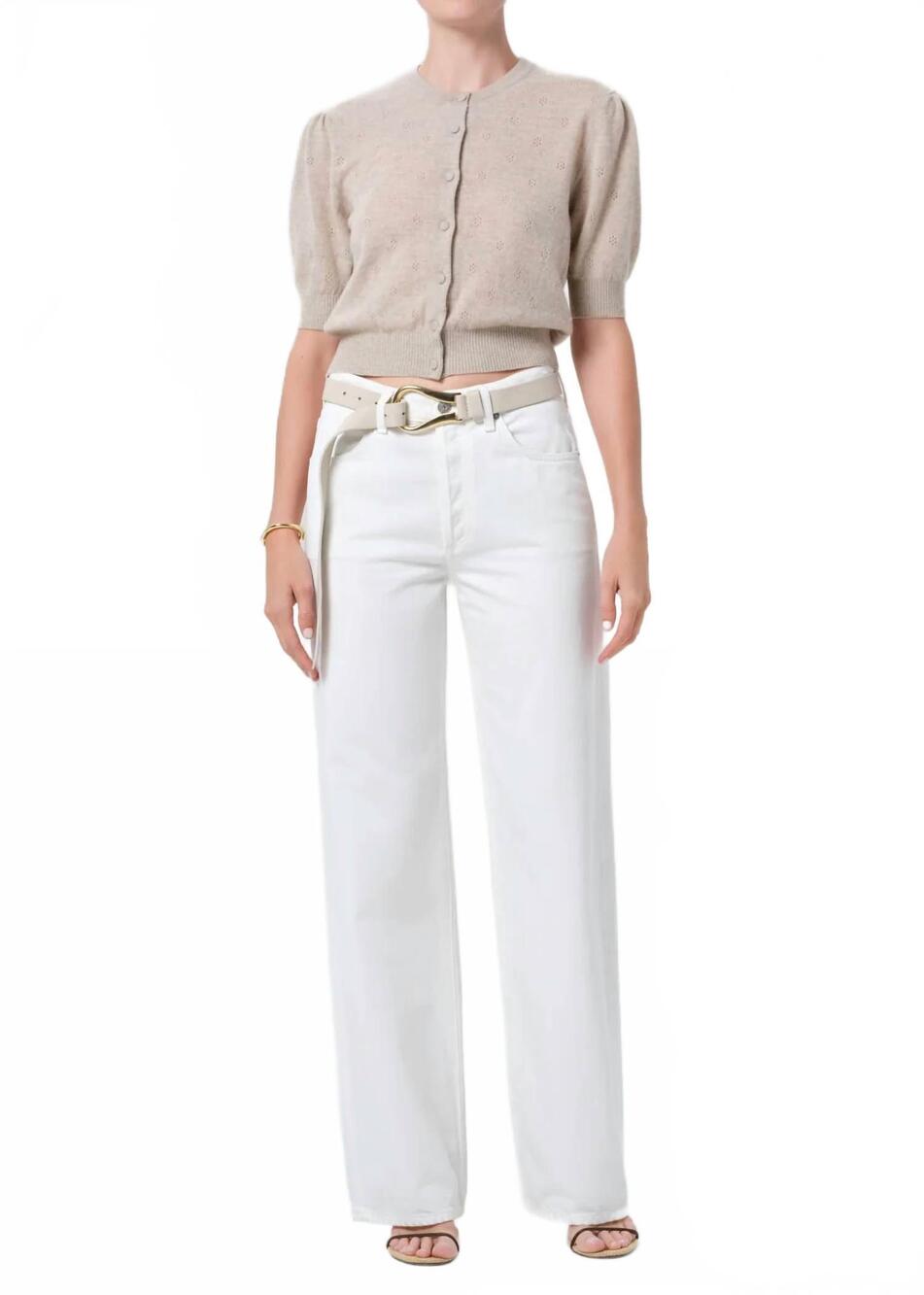 NEW CITIZENS OF HUMANITY annina trouser in soft white